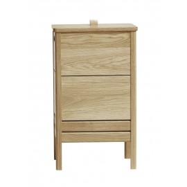 Kosz na pranie z drewna dębowego Form & Refine Line