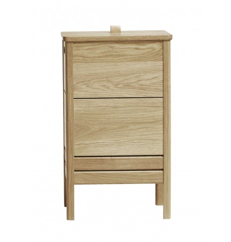 Kosz na pranie z drewna dębowego Form & Refine Line