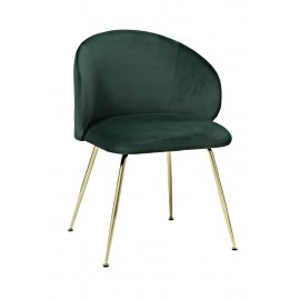 Krzesło tapicerowane aksamit WEST Luisa 2 szt.