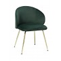 Krzesło tapicerowane aksamit WEST Luisa 2 szt.