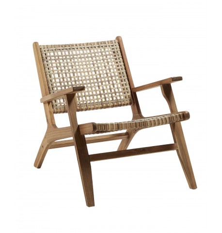 Fotel wypoczynkowy kite drewno akacjowe La Forma Noon