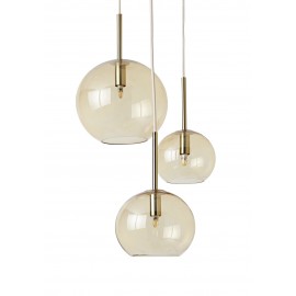 Lampa wisząca sufitowa ze szkła WEST Raquel