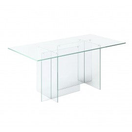 Stół  do jadalni ze szkła 180x90x75 West Anouk