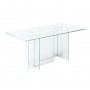 Stół  do jadalni ze szkła 180x90x75 West Anouk