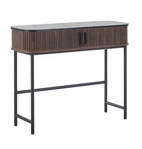 Konsola z drz. przesuwnymi ciemny brąz  Jose