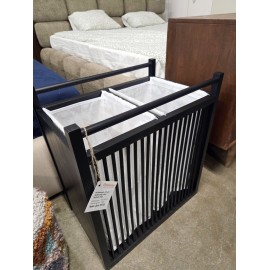 Art.Dekoracyjne z drewna bambusowego czarny Drake