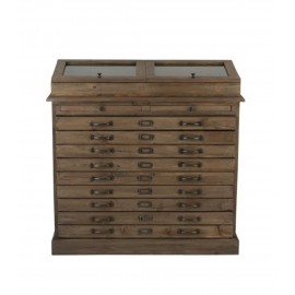 Komoda drewniana z szufladami 110x109x45  Vurdis