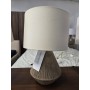 Lampa stołowa z juty beżowy abażur WEST Cecillia