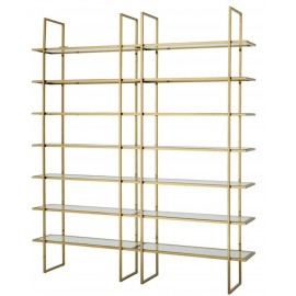 Casa Padrino luksusowa szafka półkowa złota