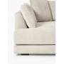 Sofa narożna lewostronna jasnybeż szenil 326x192cm  Tribeca