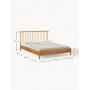 Łóżko drewniane Windsor 180x200cm