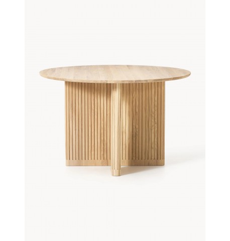 Stół okrągły do jadalni Jolka drewno dębowe Ø 120x75cm