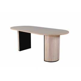 Stół owalny Bianca 200x90x75 cm