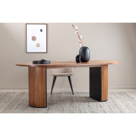 Stół owalny Bianca 200x90x75 cm