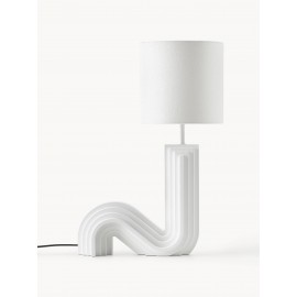 Lampa stołowa Luomo biała