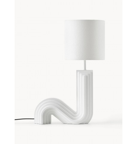 Lampa biała żywica lakierowana Luomo