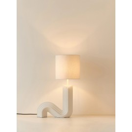 Lampa biała żywica lakierowana Luomo