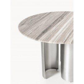 Stół Noam blat marmurowy Ø120cm