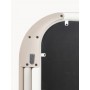 Lustro stojące rama metal odcienie beżu 185x91 cm Lina
