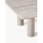 Stolik kawowy Mabel z marmuru greige 80x80x35cm