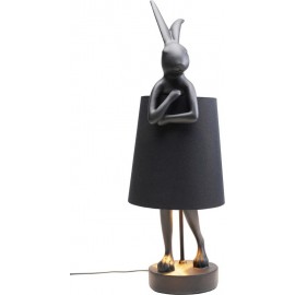 Lampa stołowa czarna królik E14 KARE Rabbit