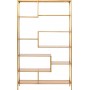Regał loftowy złoty 195x30x115cm