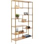 Regał loftowy złoty 195x30x115cm