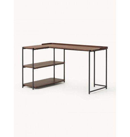 Biurko narożne brązowe 140x77x89 cm Renee