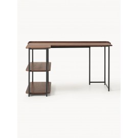 Biurko narożne brązowe 140x77x89 cm Renee
