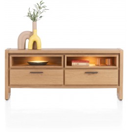 Komoda rtv 2 szuflady 140x42x60cm Henders&Hazel Nystead