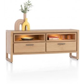 Komoda rtv 2 szuflady 140x42x60cm Henders&Hazel Nystead