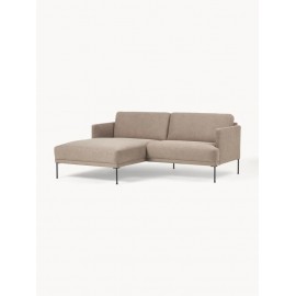 Sofa narożna Fluente lewostronna taupe 198x152 cme