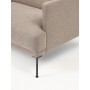 Sofa narożna Fluente lewostronna taupe 198x152 cme