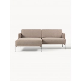 Sofa narożna Fluente lewostronna taupe 198x152 cme