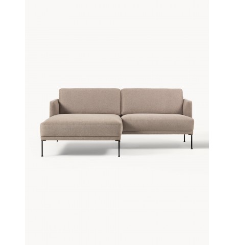 Sofa narożna Fluente lewostronna taupe 198x152 cme