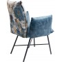 Krzesło aksamit niebieskie 65x86 cm Kare NottingHill