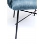 Krzesło aksamit niebieskie 65x86 cm Kare NottingHill