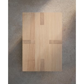 Stolik pomocniczy drewno dębowe 70x70x45cm SideTable01