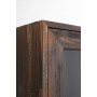 Witryna brązowa drewno jodłowe 80x170cm Kare