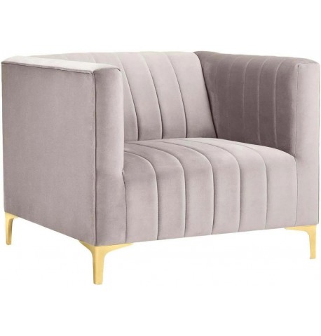 Fotel wypoczynkowy lawenda Micadoni Annite