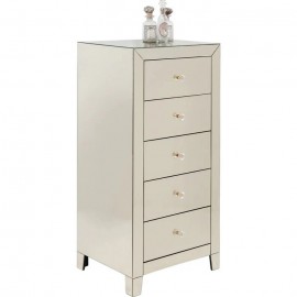 Komoda Kare Design Luxury lustrzana glamour 41x49x110 cm