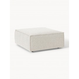 Puf boucle złamana biel 88x88x43cm West Lennon