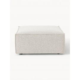 Puf boucle złamana biel 88x88x43cm West Lennon