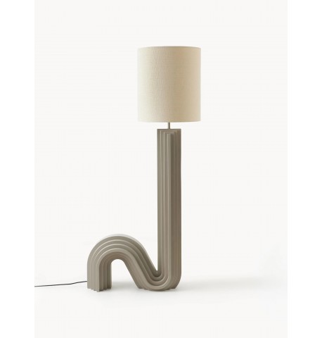 Lampa podłogowa Luomo szara 153x40cm