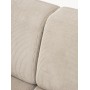Sofa modułowa Melva 3 os sztruks jasnobeżowy 238x101 cm