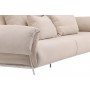 Sofa 3-os Venture Desing Ockero poduszki z pierzem stalowa podstawa 220x90x80 cm