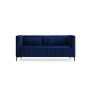 Sofa Micadoni Annite 2 os aksamitna 160x85x74 cm