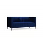 Sofa Micadoni Annite 2 os aksamitna 160x85x74 cm