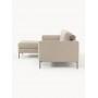 Sofa narożna Cucita beżowa lewostronna 262x163 cm