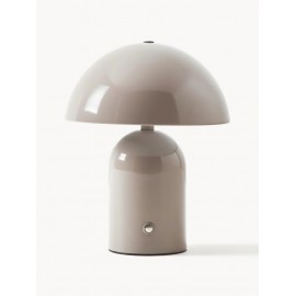 Lampa stołowa ładowana USB taupe Walter